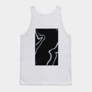 Marbled paint Tank Top